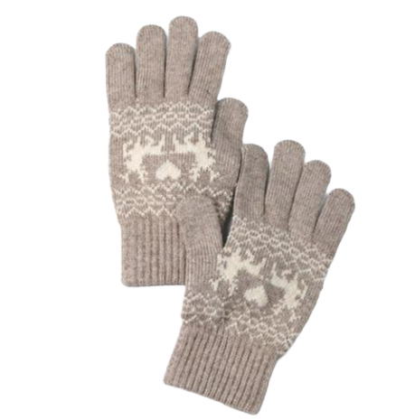 flat knitting machine gloves